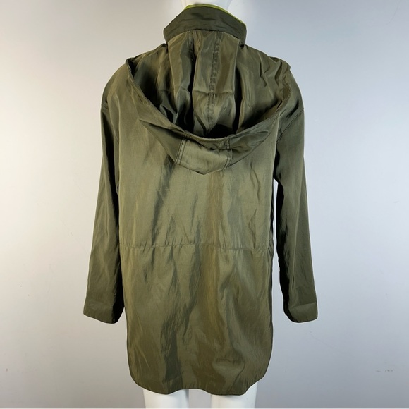 ❤️ Mycra Pac Lime Green Rain Windbreaker Jacket with Hood S - Picture 6 of 14